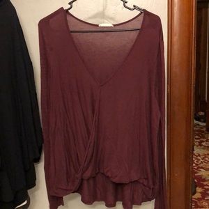 Lush Crimson Cross over top